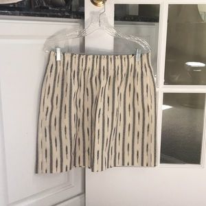J. Crew patterned sidewalk skirt